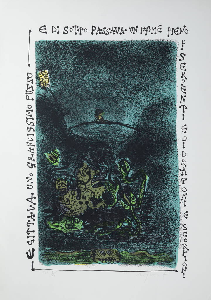 FRANCO ROGNONI - 'E di sotto passava un fiume pieno di serpenti e di dragoni e scorpioni e gittava uno grandissimo puzzo'