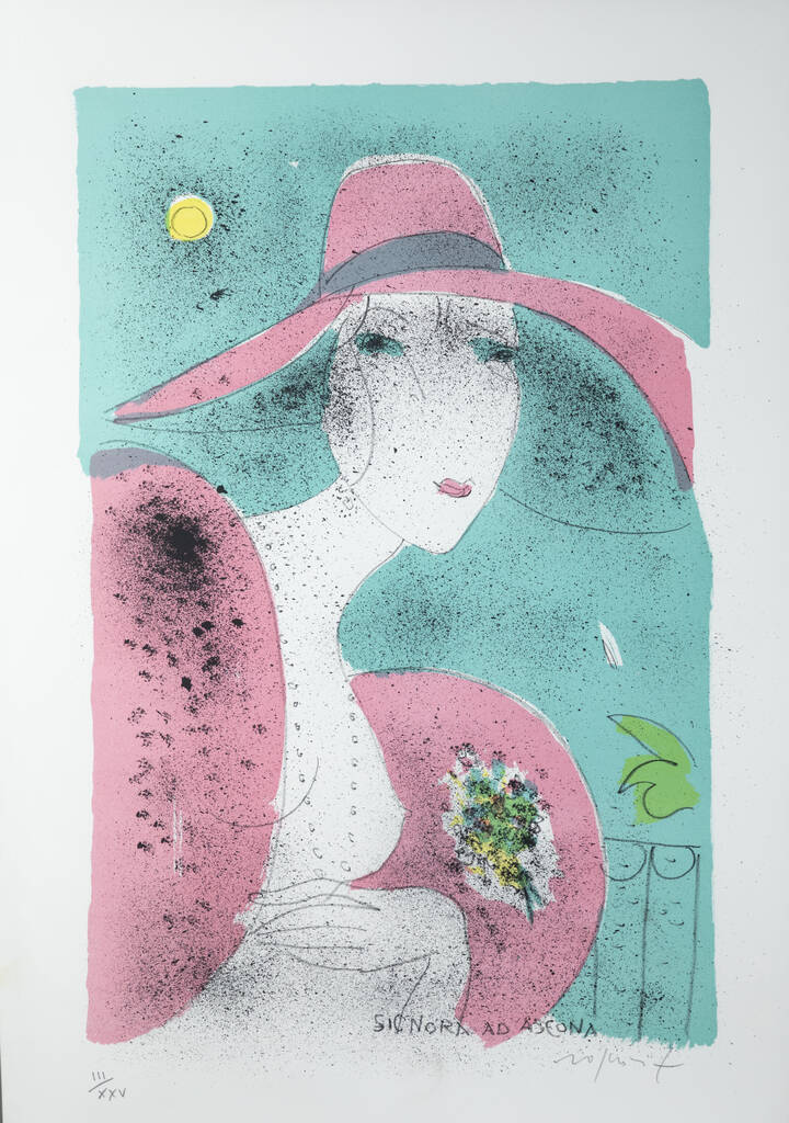 FRANCO ROGNONI - 'Signora ad Ascona'