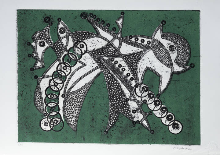 UMBERTO MASTROIANNI - 'Movimento verde'