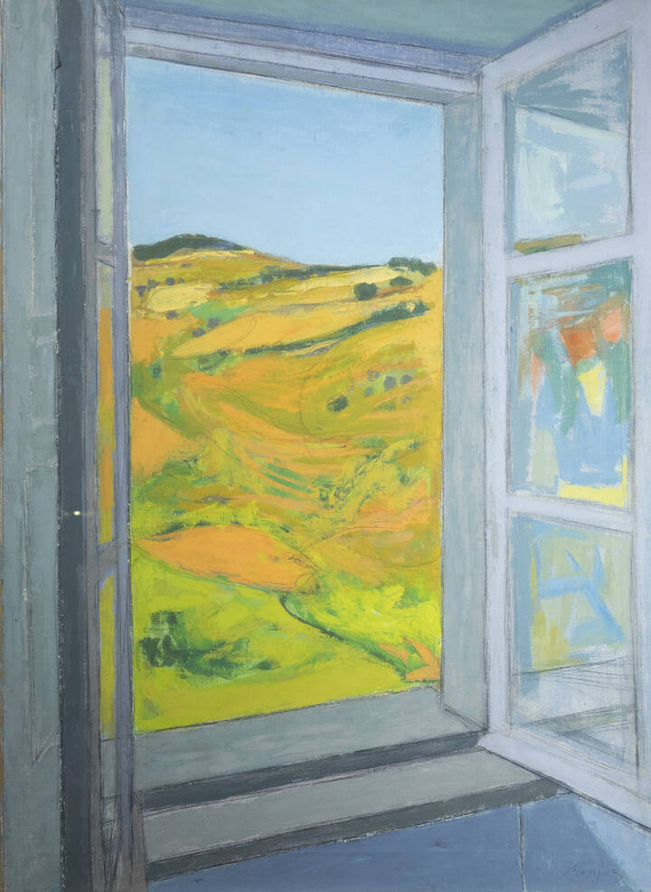 FRANCESCO MENZIO - 'Finestra sulle Langhe' 1964