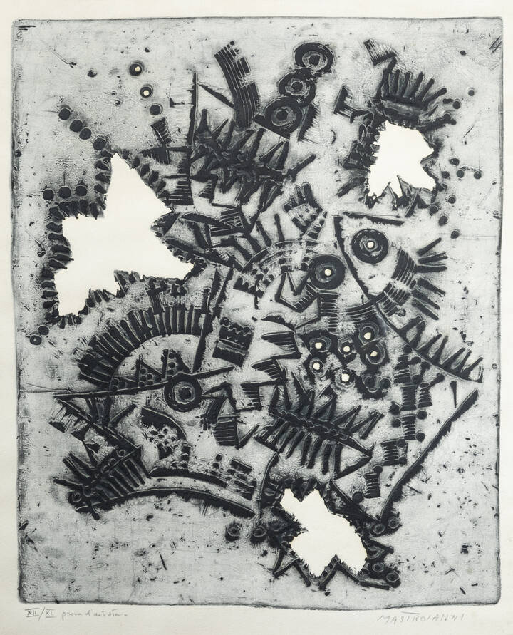 UMBERTO MASTROIANNI - 'Senza titolo'