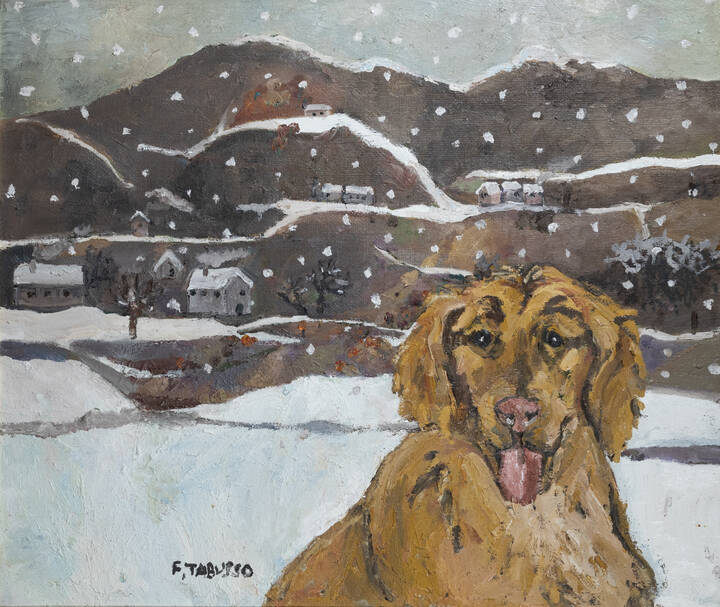 FRANCESCO TABUSSO - 'Nevicata in Val di Susa'
