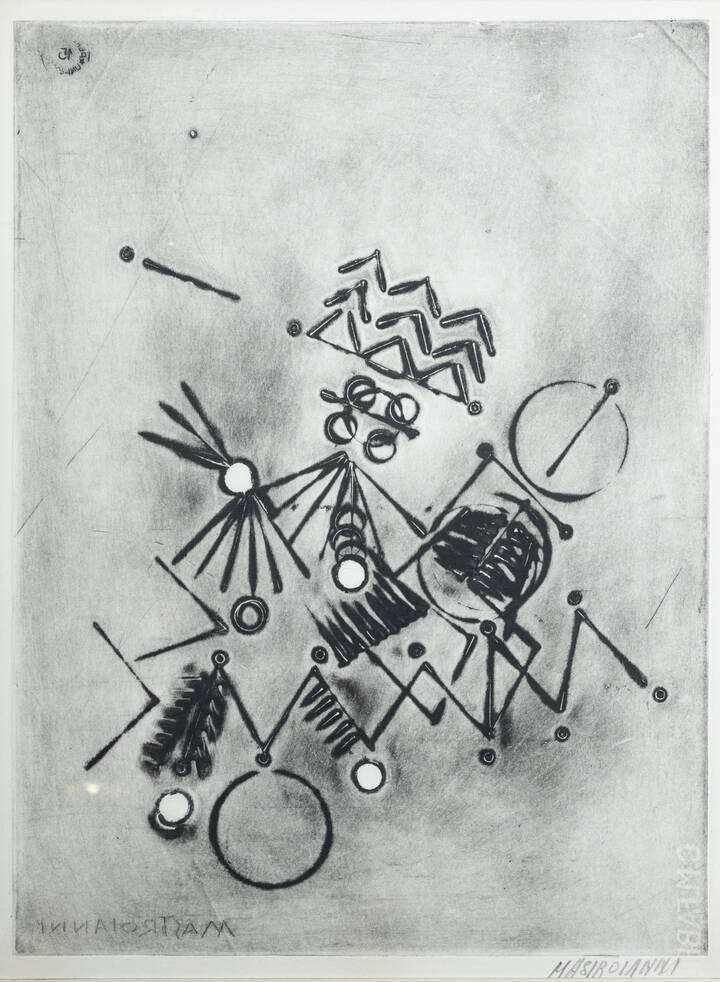 UMBERTO MASTROIANNI - 'Senza titolo'