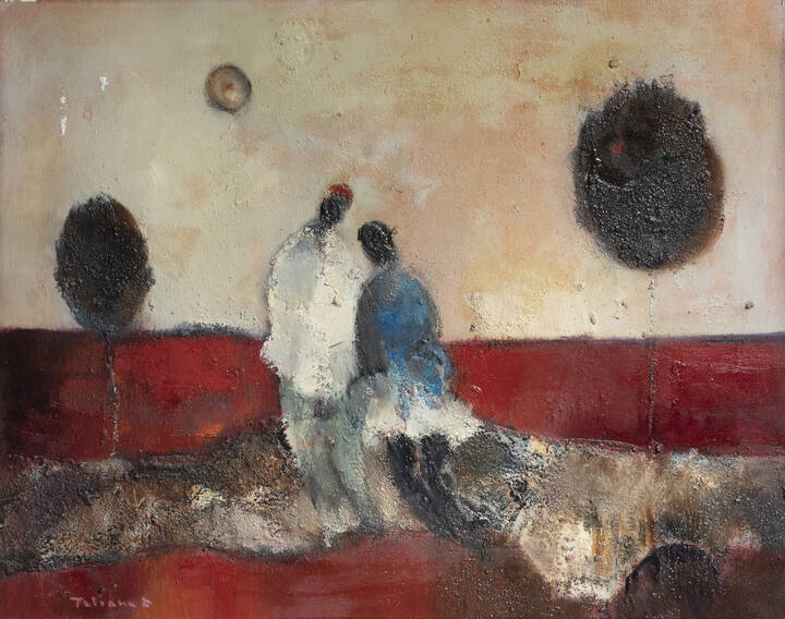 RICCARDO TALIANO - 'Figure sul mare' 1965