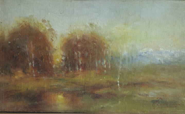 PIETRO PIACENZA - 'Paesaggio a Racconigi'