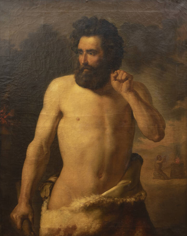 PITTORE NON IDENTIFICATO - 'Caino' 1846