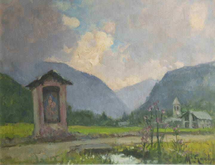 MARIO GACHET - 'Cappelletta in montagna'
