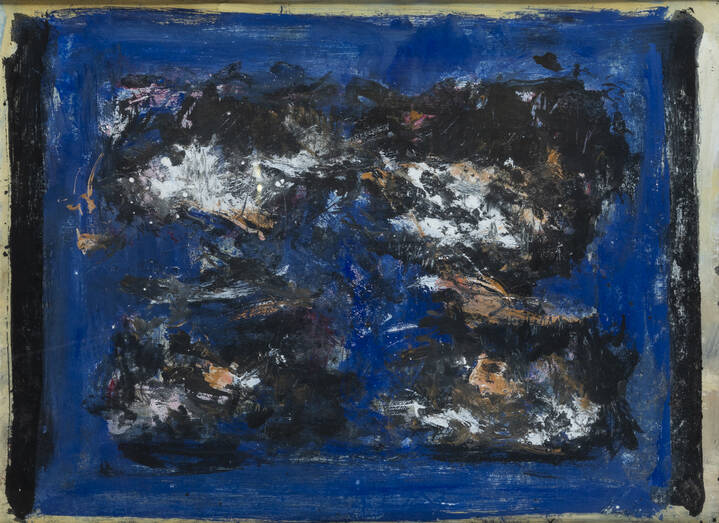 LUIGI SPAZZAPAN - 'Senza titolo (composizione astratta)' 1957