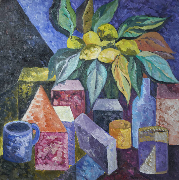 SAVERIO TERRUSO - 'Composizione con limoni' 1992