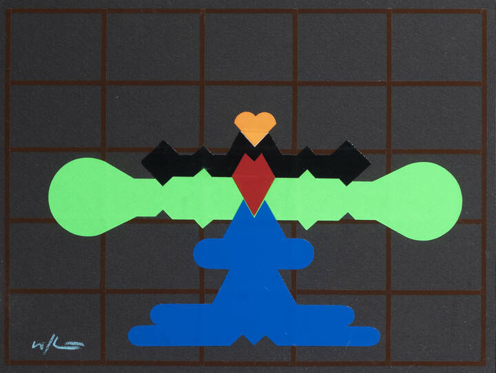 PITTORE NON IDENTIFICATO - 'Senza titolo' 1972