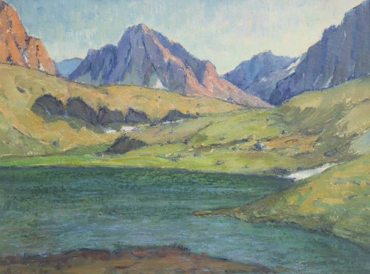 UMBERTO OLAGNERO - 'Laghetto alpino'