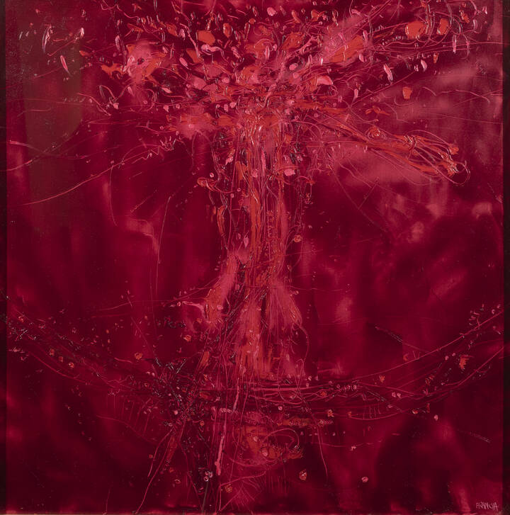 CAMILLO FRANCIA - 'Le radici dell'albero sono dove la terra ha il cuore' 2001