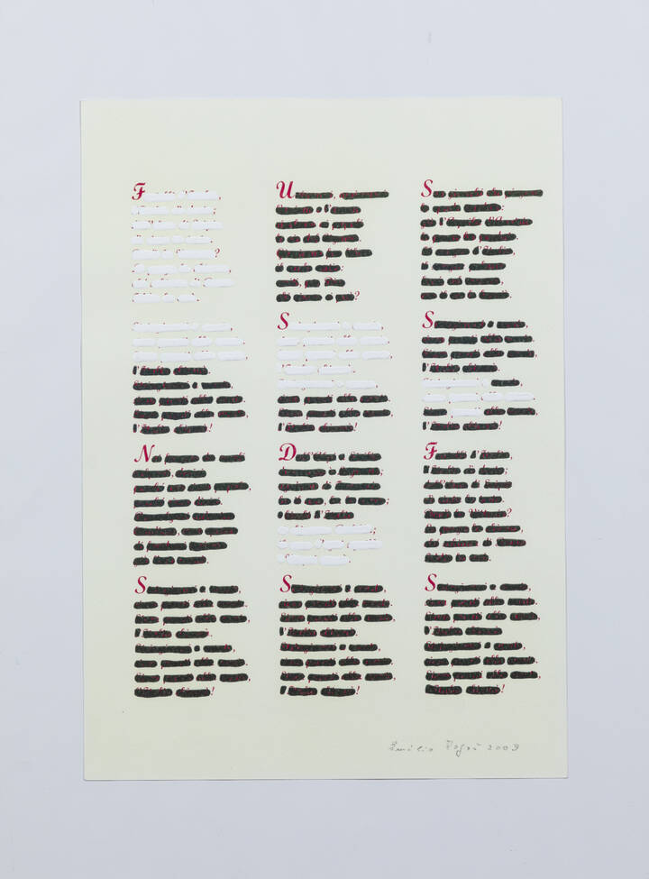 EMILIO ISGRO' - 'Studio per 'Fratelli d'Italia'' 2009