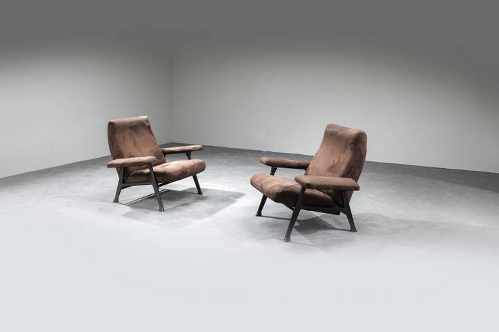 MENGHI ROBERTO - Coppia di poltrone mod. Hall