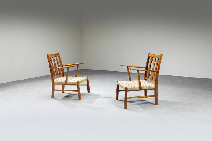 PAOLO BUFFA, nello stile di - Coppia di poltrone