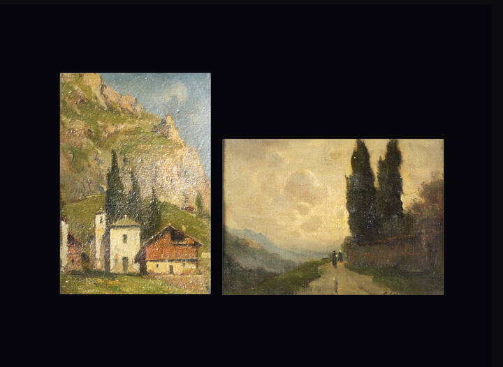 GIOVANNI COLMO - A - 'Macugnaga'<br>B - 'Paesaggio'