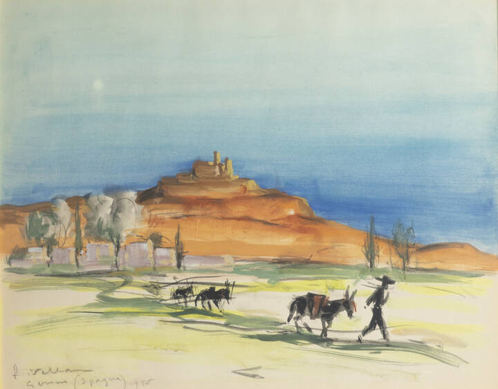 FELICE VELLAN - 'Gerona (Spagna)' 1956