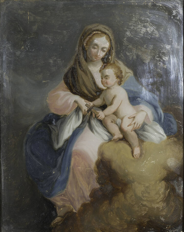 PITTORE ANONIMO - 'Madonna col Bambino'