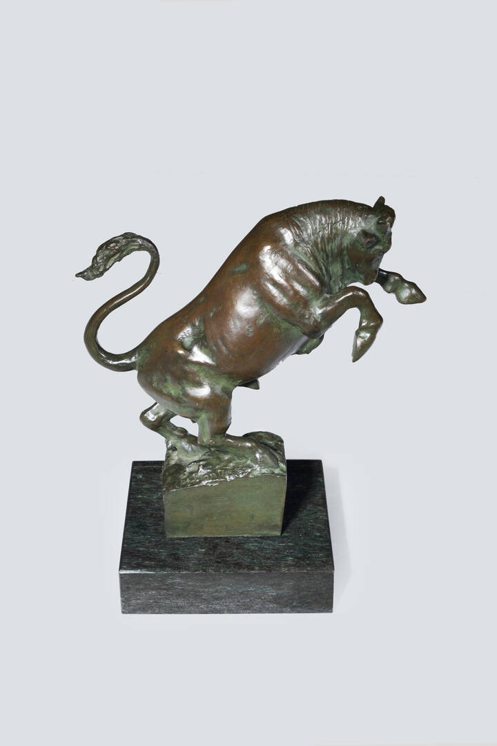 MICHELANGELO MONTI - 'Toro rampante' 1930-1933
