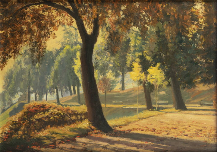 PIERO MONTI - 'Parco del Valentino - Torino' 