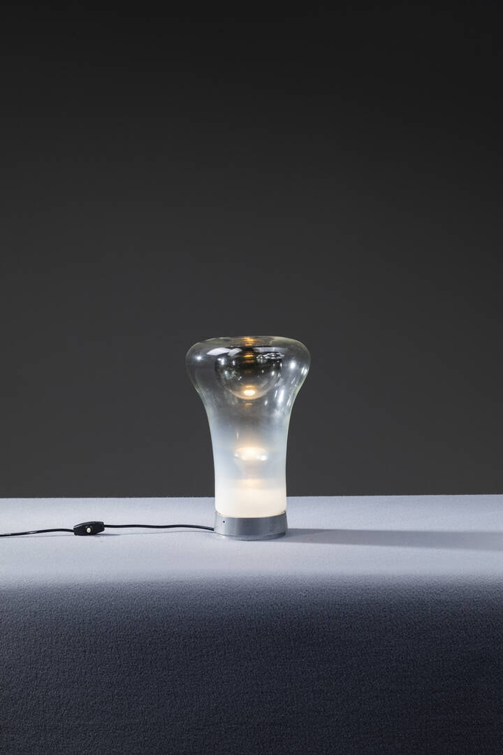 ANGELO MANGIAROTTI - Lampada da tavolo mod. Saffo