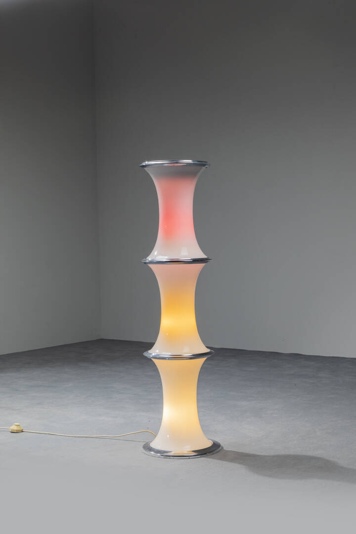 ENRICO TRONCONI - Lampada da terra mod. Bambù