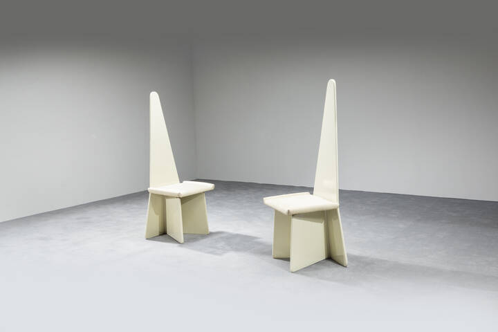 PRODUZIONE ITALIANA - Coppia di sedie 