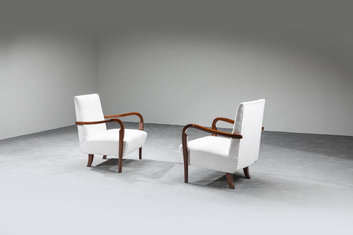 CASSINA - Coppia di poltrone mod. 401