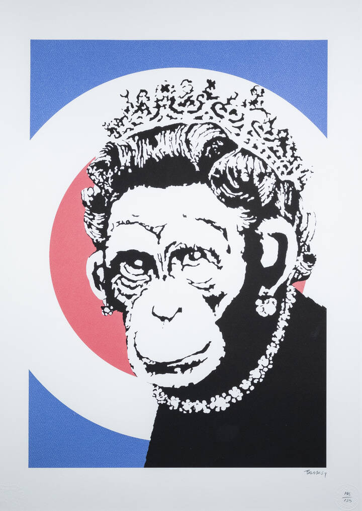 BANSKY  - 'Monkey queen'