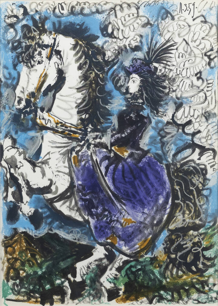PICASSO PABLO (D'après) - 'Amazona II' 1959