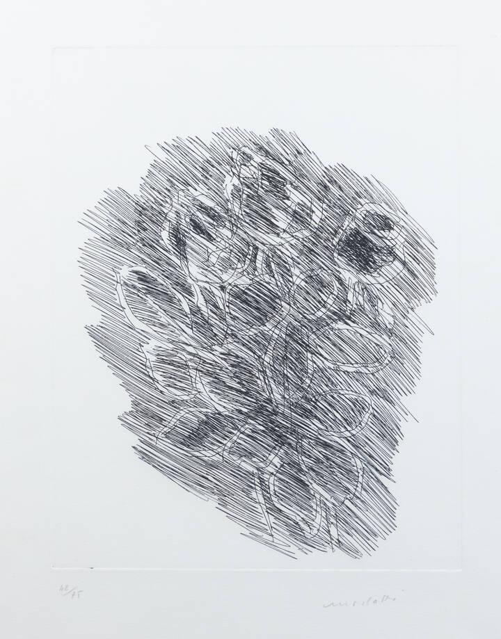 ENNIO MORLOTTI - 'Tre rose' 1981