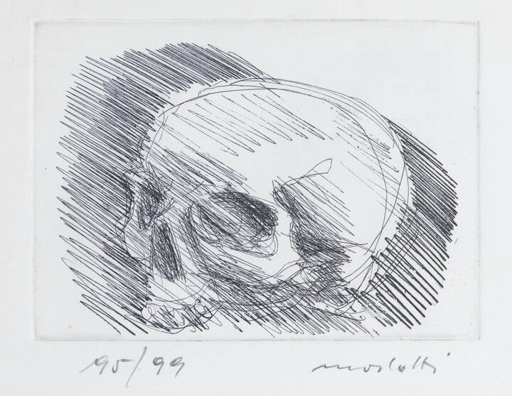 ENNIO MORLOTTI - 'Teschio'