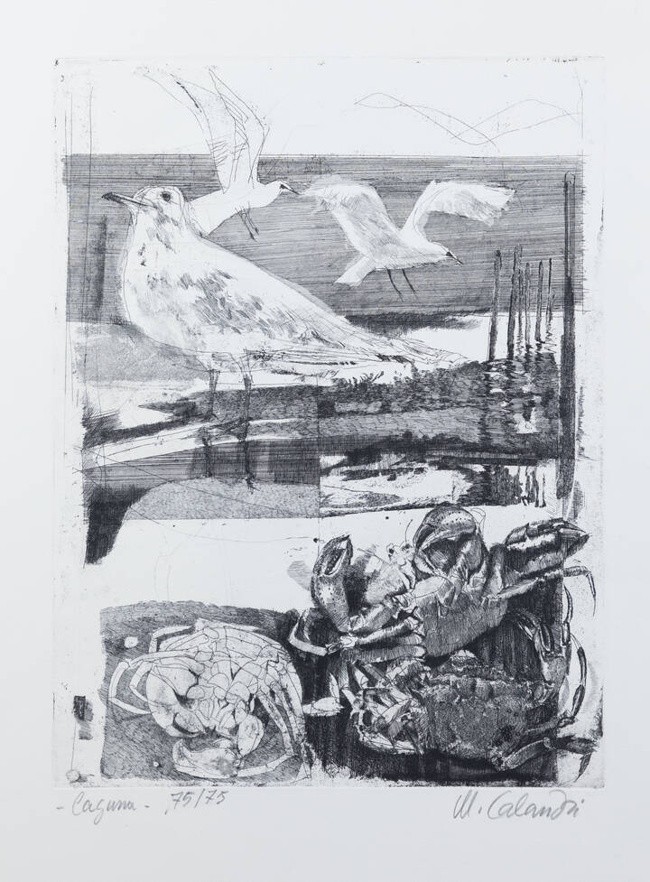 MARIO CALANDRI - 'Laguna' 1972