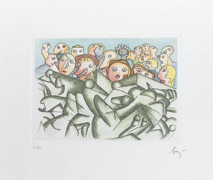 ENRICO BAJ - 'Personaggi'