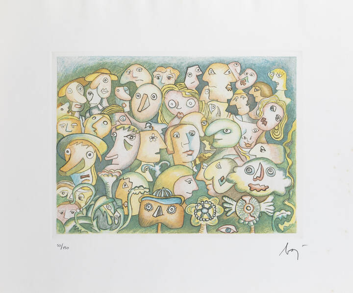 ENRICO BAJ - 'Personaggi'