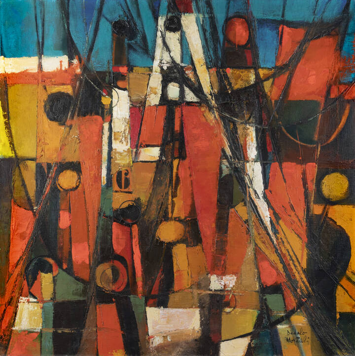 DEDALO MONTALI - 'Bacino di Carenaggio' 1973