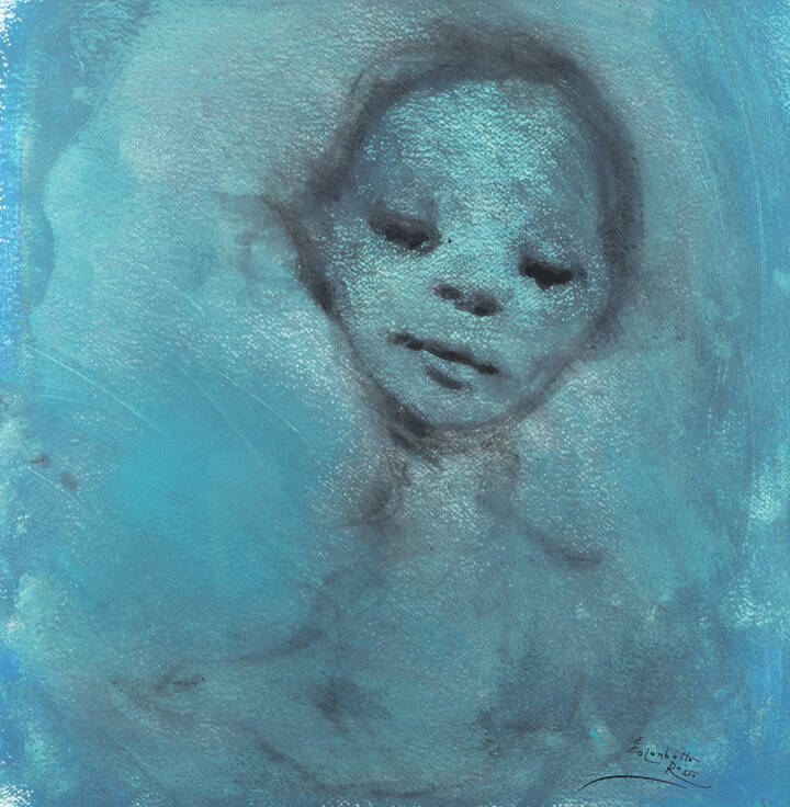 ENRICO COLOMBOTTO ROSSO - 'Volto turchese'