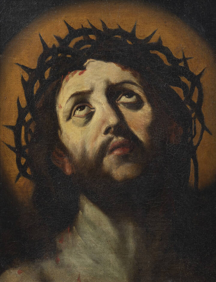 PITTORE ANONIMO DEL XVII sec - 'Ecce Homo'