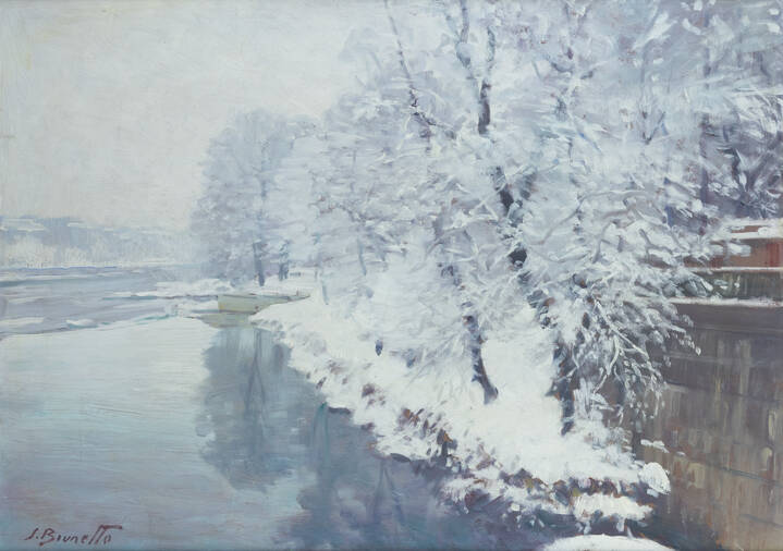 SILVIO BRUNETTO - 'Neve sul Po'