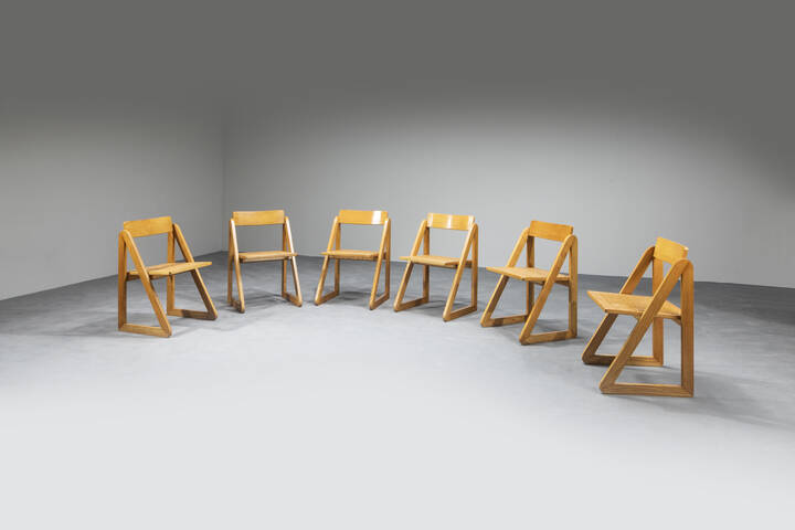 GIGI SABADIN - Set composto da sei sedie 