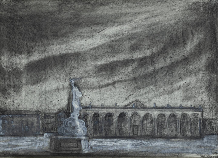 ETTORE OLIVERO PISTOLETTO - 'Biella-Monumento a Mosè' 31/12-12/1/1961