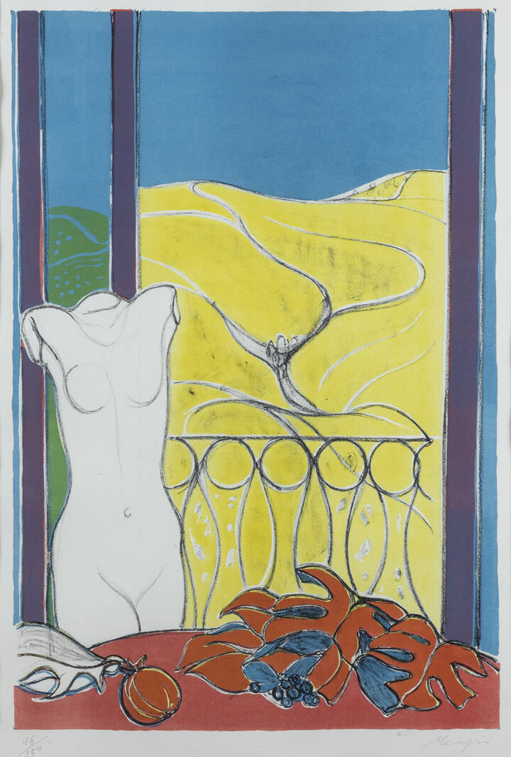 FRANCESCO MENZIO - 'Finestra sulle Langhe' 1968