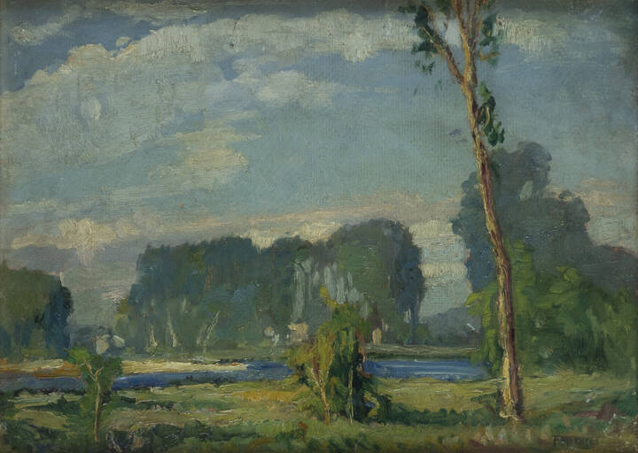 FRANCESCO MENNYEY - 'Alberi lungo il Sangone'