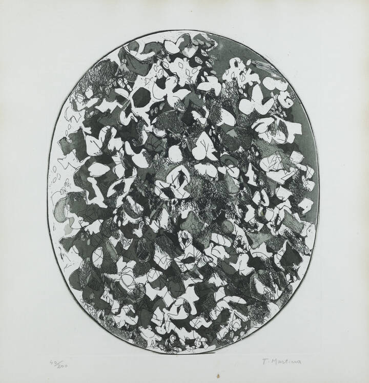 PIERO MARTINA - 'Fiori' 1967