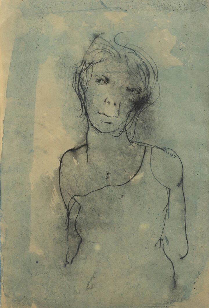 ENRICO COLOMBOTTO ROSSO - 'Figura femminile'