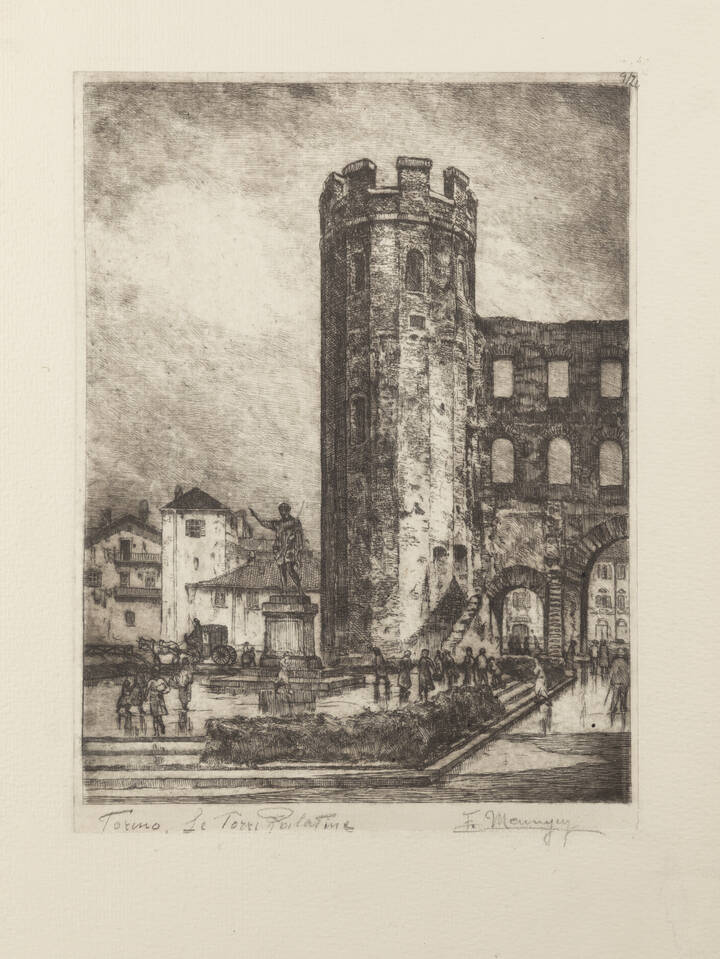 FRANCESCO MENNYEY - 'Torino-Le Torri Palatine'