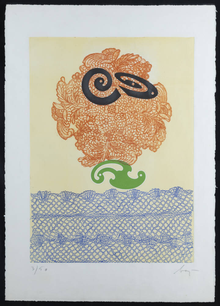 ENRICO BAJ - 'Lagenaria Leucantha' 1970