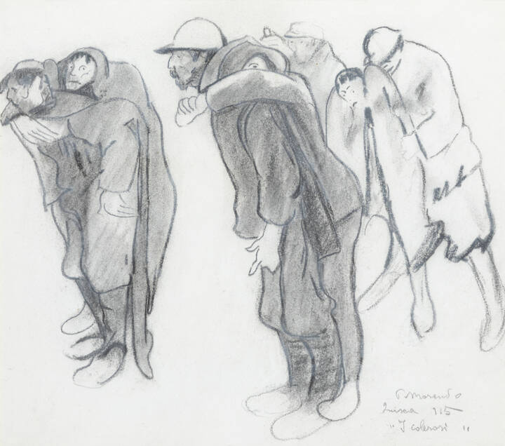 PIETRO MORANDO - 'Colerosi' 1915