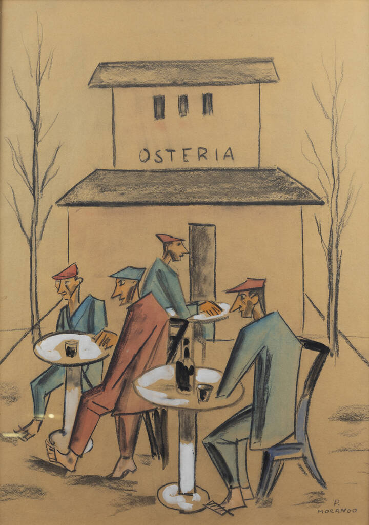 PIETRO MORANDO - 'Senza titolo' anni '60  