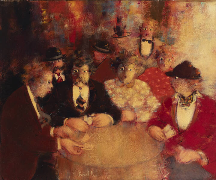 CARLO ROSELLI - 'Partita a carte' 1997